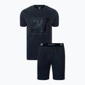 Мъжка пижама CR7 Pyjama Short dark grey melange