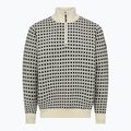 Мъжки пуловер Dovre Knitted Half Zip Pullover beige
