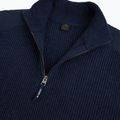 Мъжки пуловер Dovre Ribbed Knit Half Zip navy 3