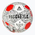 Футболна топка SELECT Freestyle v24 white/red размер 4,5