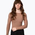 Girlfriend Collective дамски тренировъчен костюм Ava Scoop Back brownie 3