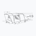 Easy Camp Palmdale 400 палатка за 4 човека, бяла 120421 7