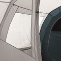 Easy Camp Palmdale 500 Lux къмпинг палатка за 5 души, бяла 120423 5