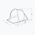 Плажна палатка Outwell Eastbourne Beach Shelter light grey 5