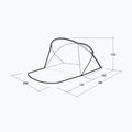 Плажна палатка Outwell Whitby Beach Shelter light grey 5