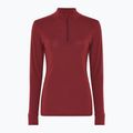 Дамски термоактивен суитшърт Dovre Wool Zip burgundy 4