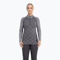 Дамски термоактивен суитшърт Dovre Wool Organic Half Zip grey