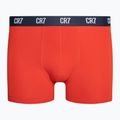 Мъжки боксерки CR7 Basic Trunk 3 чифта сив меланж/червен/наситен 5