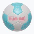 Топка за хандбал Hummel Classic Energizer off white/light blue/marine size 0