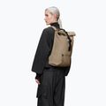 Градска раница Rains Rucksack Rolltop Beige 4