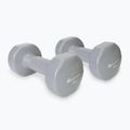 Дъмбели Meteor 2 x 5 кг сиви 30187