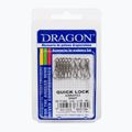 Бързо заключване на Dragon с въртяща се примка 10 бр. сребърна PDF-50-77-004