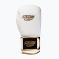 Боксови ръкавици StormCloud Boxing Pro white/gold 2