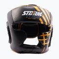 Боксьорска каска StormCloud Lynx black/gold