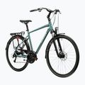 Мъжки трекинг велосипед KROSS Trans 3.0 green/silvery/shiny 2
