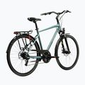 Мъжки трекинг велосипед KROSS Trans 3.0 green/silvery/shiny 3