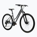 Дамски крос велосипед KROSS Evado 5.0 W gray/blue/shiny 2