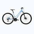 Дамски крос велосипед KROSS Evado 3.0 W blue/white/glossy