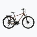 Мъжки трекинг велосипед KROSS Trans 5.0 brown/silver/gloss