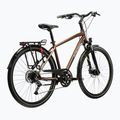 Мъжки трекинг велосипед KROSS Trans 5.0 brown/silver/gloss 3