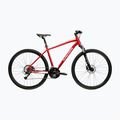 Крос велосипед KROSS Evado 4.0 burgundy/white/glossy