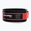 Колан за вдигане на тежести THORN FIT Pro Deadlift black/red/white 2