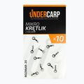 UNDERCARP Микро шарански вирбел с пръстен черен UC43