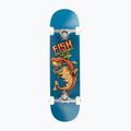 Fish Skateboards Zack Класически скейтборд за начинаещи 8.0' син SKATE-ZAC-SIL-WHI 8