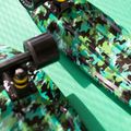 Fish Skateboards Print Camo green FS-FB-CAM-BLA-BLA скейтборд 11