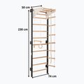Гимнастическа стълба RINAGYM Steel Kom 2 graphit/white 14