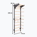 Гимнастическа стълба RINAGYM Steel Kom 2 graphit 6
