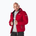 Мъжко зимно яке Pitbull West Coast с подплатена качулка Seacoast червено