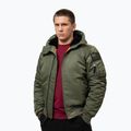 Мъжко яке Pitbull Sherpa Hooded Bomber olive