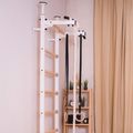 Стълба за гимнастика BenchK, бяла BK-521W+A204 3