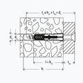 Анкери Fischer 10×80 с винтове - 12 бр. за стълби-BenchK silver BK-KM12 5