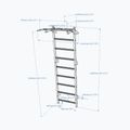Гимнастическа стълба BenchK, бяла BK-721W 2