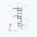 Стълба за гимнастика BenchK, бяла BK-233W 4