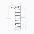 Гимнастическа стълба BenchK бяла BK-221W 3