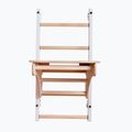 Гимнастическа стълба BenchK 212W+A204 white matte/oak 2