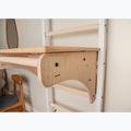 Гимнастическа стълба BenchK 212W+A204 white matte/oak 14