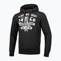 Мъжки суитшърт Pitbull West Coast Hooded Oldschool Razor charcoal melange