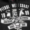 Мъжки суитшърт Pitbull West Coast Hooded Oldschool Razor charcoal melange 3
