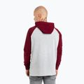 Мъжки суитшърт Pitbull West Coast Hooded Small Logo grey/burgundy 2