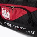 Чанта за обучение Pitbull West Coast Big Duffle Bag Logo Pitbull Sports black/red 3