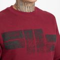 Мъжки суитшърт Pitbull West Coast Crewneck Classic Logo burgundy 4