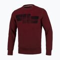 Мъжки суитшърт Pitbull West Coast Crewneck Classic Logo burgundy 6