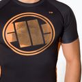 Мъжки рашгард Pitbull West Coast Rash T-S Orange Dog black 4