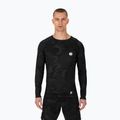 Мъжки Rashguard с дълъг ръкав Pitbull West Coast Net Camo 2 Rash black camo