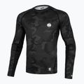 Мъжки Rashguard с дълъг ръкав Pitbull West Coast Net Camo 2 Rash black camo