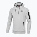 Мъжки суитшърт Pitbull Stafford Hooded grey/melange 4